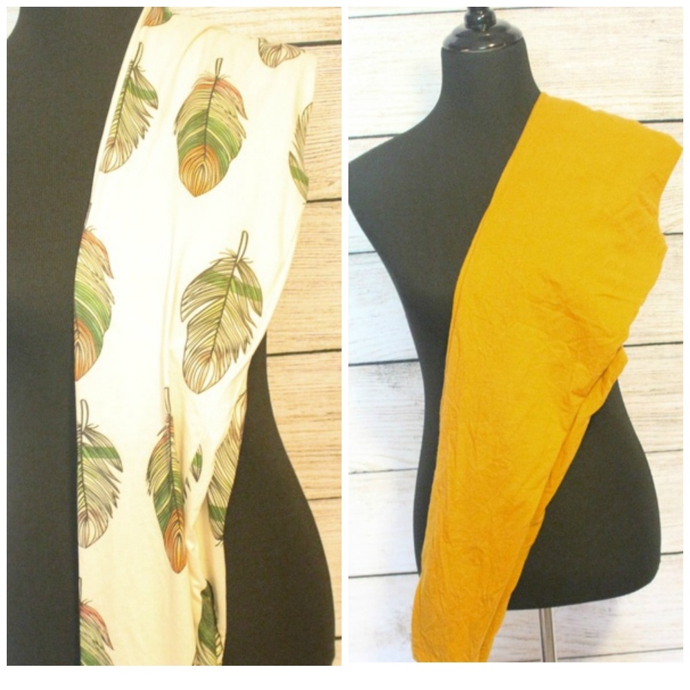 Bundle of 2 EUC Leggings One Size Adult S-M